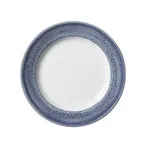image of Steelite 17920814 - 9" x 1" Round Plate, Bluestone Edge, Alumina Vitrified, Casual Style - 1 Dozen