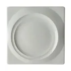 image of Steelite 41145ST1218 Square Plate, 6.25" x 6.25" Bone China with Embossed Rim - 1 Dozen