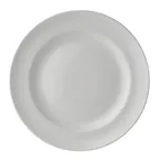 image of Steelite 4410RF005 Banquet Rim Plate, 8" Round Bone China, Medium Rim, Virtue Folio Design - 1 Dozen