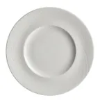 image of Steelite 4411RF002 - 11" Wide Rim Round Bone China Plate, 11" Diameter - 1 Dozen