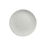 image of Steelite 4412RF042 Coupe Rim 9" Round Bone China Plate Ruche Folio Design Dishwasher Safe - 24/Case