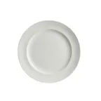image of Steelite 4422RF005 - Banquet Rim Plate, 8" Round Bone China with Medium Rim, White Finish - 1 Dozen