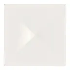 image of Steelite 51109ST3238 - Square White Album China Tray, 4" x 4" x 0.75", Dishwasher Safe - 1 Dozen