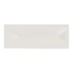 image of Steelite 51109ST3239 - White Rectangular China Tray, 11.125"×3.875"×0.75", Dishwasher Safe - 1 Dozen