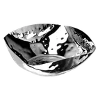 image of Steelite 5360S307 - Square 16 oz (½ Qt) Bowl, 7.25" x 7.25" x 2.75", 18/10 Stainless Steel Accessory