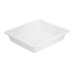 image of Steelite 5370S557 Porcelain Chafing Dish Insert, 4-Quart Pan, 12.75"×13.875"×2.5", WNK Finish