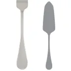image of Steelite 5500J067 - 10" Stainless Steel Cake Server with Edge, La Tavola Aida - 1 Dozen