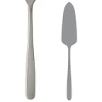 image of Steelite 5501J067 - La Tavola Chill Out Steel Cake Server, 10-1/4" Smooth Edge, Handle - 1 Dozen