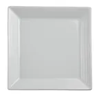 image of Steelite 61100ST0121 Square Plate, 5" x 5" Belisa Porcelain, Medium Rim, Oven Safe 500°F - 36/Case