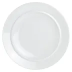image of Steelite 61102ST0357 Opera Round Bone China Plate, 6.375" , Wide Rim, Oven Safe 500°F - 36/Case