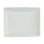 image of Steelite 61104ST0513 Ikon Porcelain Plate, 7.875" x 6.5" x 2.63", Oven Safe to 500°F - 36/Case