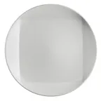 image of Steelite 61105ST0501 11" Round Bone China Plate with Embossed Rim, Oven Safe 500°F - 1 Dozen