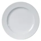 image of Steelite 61106ST0573 Round China Plate, 10.25", Bone China Wide Rim, Oven Safe to 500°F - 1 Dozen