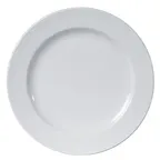 image of Steelite 61106ST0575 Round China Plate, 8.13" Wide Rim Porcelain, Oven Safe to 500°F - 36/Case