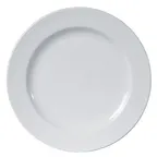 image of Steelite 61106ST0576 7" Round Bone China Plate, Wide Rim, Oven Safe to 500°F, Embossed - 36/Case