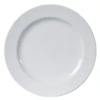 image of Steelite 61106ST0577 - 6.375" Round Bone China Plate, Wide Rim, Oven Safe to 500°F, Embossed - 36/Case