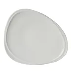image of Steelite 61110ST0701 - Drift China Plate, 9.25" x 7.75", Porcelain, Oven Safe to 500°F - 24/Case