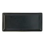 image of Steelite 6124RG018 - Storm Rectangle Porcelain Tray 15" x 7" Oven Safe to 425°F/217°C - 6/Case