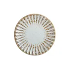 image of Steelite 6162RG139 - 6" Round Coupe Rim Porcelain Plate, Natural Eclectic Finish - 24/Case