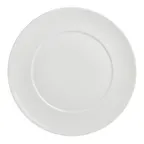 image of Steelite 62107ST0943 Addison 6.5" Round Porcelain Plate, Wide Rim, Oven Safe 500°F, 36/Case - 36/Case