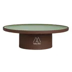 image of Steelite 6213RT003 - 6" Round China Plate, Spice Porcelain, Rim Oven Safe 425°F, Hand Wash - 12/Case