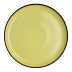 image of Steelite 6214RT002 - 9.5" Rim Porcelain Plate, Spice Saffron Finish, Oven Safe to 425°F - 1 Dozen