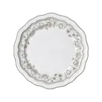 image of Steelite 62526FP811 Rim Plate, 10.25" Round Porcelain Plate, Hannah Slate, Scalloped Edge - 1 Dozen