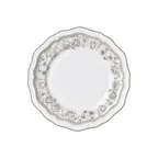 image of Steelite 62526FP812 - 9" Round Porcelain Plate Hannah Slate Scalloped Edge Folio Rim - 1 Dozen