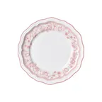 image of Steelite 62527FP812 - 9" Round Porcelain Plate, Scalloped Edge, Adelina Hannah Rose Folio - 1 Dozen
