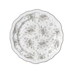 image of Steelite 62541FP811 - Plate, 10.25" Round Porcelain, Liliana Slate Scalloped Edge - 1 Dozen