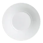 image of Steelite 6300P016 - Round Aura Porcelain Plate, 9.5" Broad Rim, Oven Safe to 465°F/239°C - 24/Case