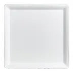 image of Steelite 6300P090 - Square Porcelain Tray, 6.25" x 6.25", Aura Finish, Oven Safe to 465°F - 24/Case