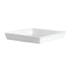 image of Steelite 6300P109 - Porcelain Tray, Aura, 5.75" x 5.75" x 1.0", 22 oz, Oven Safe to 465°F - 24/Case