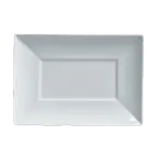 image of Steelite 6301P325 Rectangle Plate, 8.25" x 6.875" Porcelain, Rene Ozorio, Oven Safe 465°F - 24/Case