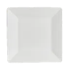 image of Steelite 6305P694 Square Porcelain Plate, 6.75" x 6.75", Deep Rim, Oven Safe to 465°F - 24/Case
