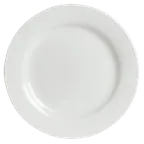 image of Steelite 6306P701 Concerto Plate, 11.25" Round Porcelain With Wide Rim, Oven Safe To 465°F - 1 Dozen