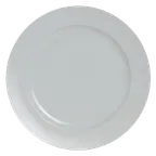image of Steelite 6314P1012 Dinner Plate, 10.625" Round Porcelain with Wide Rim, Oven Safe to 465°F - 24/Case