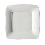 image of Steelite 6321P1307 Square China Plate, 8" x 8" Porcelain, Wide Rim, Oven Safe to 465°F - 24/Case