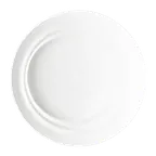 image of Steelite 6331P1231 Flat 10.5" Round Porcelain Plate, Flat Edge, Oven Safe to 465°F - 1 Dozen