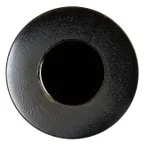 image of Steelite 6413MY003 - 11.25" Slate Round Porcelain Plate, Wide Rim Glossy Well - 6/Case