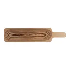 image of Steelite 6525DL009 Rectangular Serving Board, 22.75" x 5.125", Wood, Handle, Maritime - 6/Case