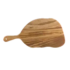 image of Steelite 6525TW301 - Oblong Wooden Serving Board, 15" x 7.75", With Handle - 6/Case
