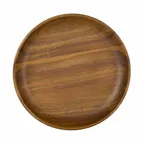 image of Steelite 6525TW316 - Wooden Round Platter, 11.0" x 1.25" Thick, Hand Wash, No Handle, 6/Case