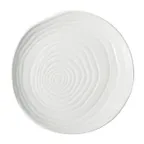 image of Steelite 6666V943 - 6.25" Indigo Omwc White Coupe Rim Round Porcelain Plate - 6/Case