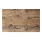 image of Steelite 68A351EL590 Plastic Platter, 21" x 12-3/4" Rectangular Melamine, Brown - 6/Case