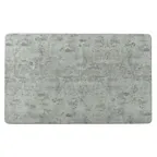 image of Steelite 68A601EL590 Rectangular Melamine Platter, 21" x 12-3/4", Gray Concrete Look - 6/Case
