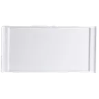 image of Steelite 6900E407 Rectangular Porcelain Tray 8" x 4", Handled Varick Pub Design - 1 Dozen