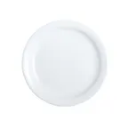 image of Steelite 6900E5084 - 8" Round White Porcelain Cafe Plate, Classic Cafe Varick Finish, 1 Dozen