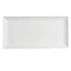 image of Steelite 6900E563 - Rectangular 11" x 7" Porcelain China Plate, Varick Pub Style - 1 Dozen