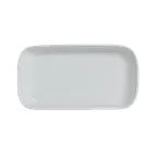 image of Steelite 6900E569 - Rectangular Porcelain Tray, 7-3/4" x 4-1/8" x 1", 10.5 oz, 7" L / 4" S - 1 Dozen